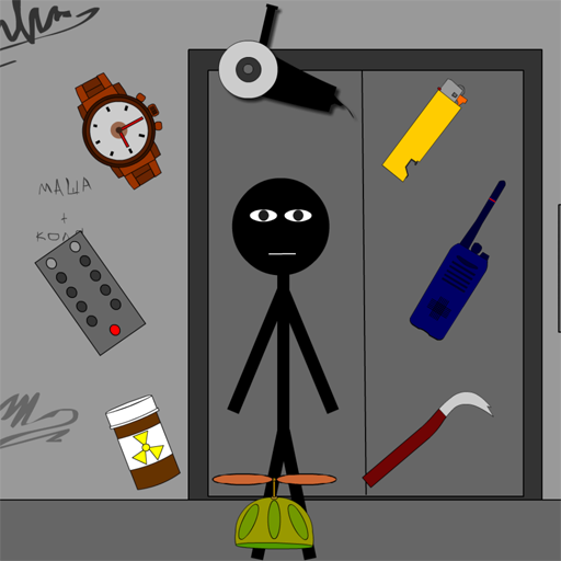火柴人电梯逃亡:蠢死 V1.0 安卓版