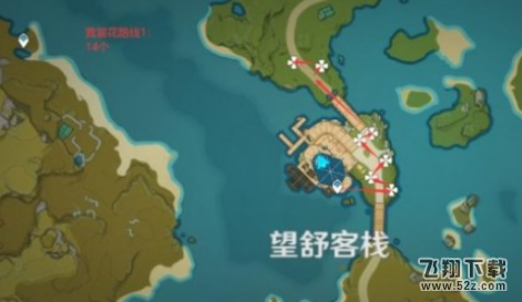 原神霓裳花在哪,原神霓裳花分布图,原神