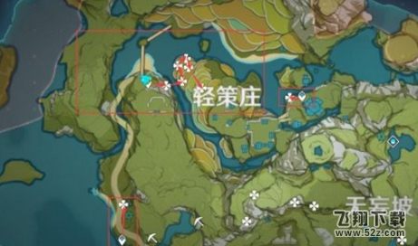 原神霓裳花在哪,原神霓裳花分布图,原神