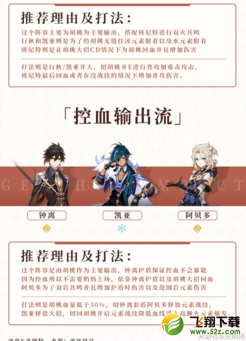 原神胡桃融化蒸发流控血输出流玩法攻略