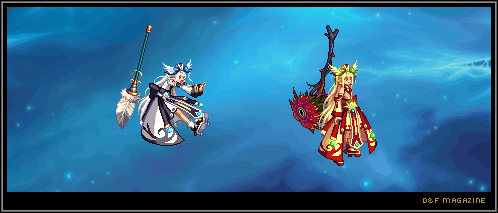 DNF韩服第八套天空时装登场 超炫的光效翅膀