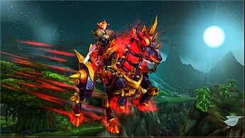 《魔兽世界WOW》新坐骑战火梦魇兽多少钱 怎么样