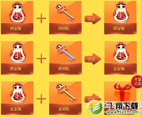 qq炫舞开宝箱奖励double起来活动网址 收获节之金银铜宝箱2