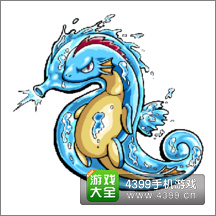 怪物弹珠蓝龙