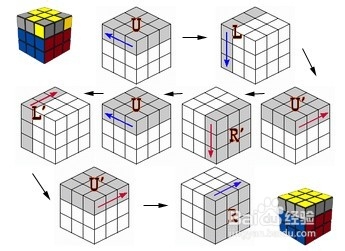 三阶魔方还原公式\/教程