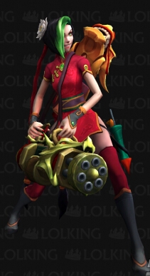 《LOL》神龙烈焰金克斯皮肤介绍