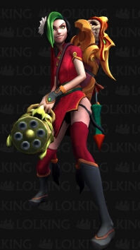 《LOL》神龙烈焰金克斯皮肤介绍