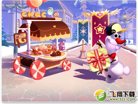 qq飞车冰雪甜心活动 收集巧克力糖果拯救安娜公主吧1