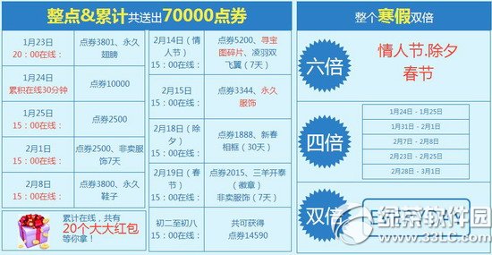 qq炫舞寒假寻宝嘉年华活动网址 一大波回馈正在接近2