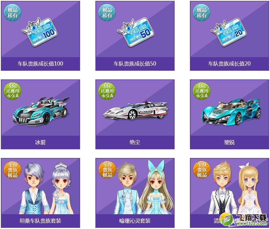 《QQ飞车》车队幸运星奖励详情介绍