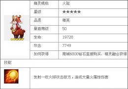 《全民精灵》五星精灵火驼获取方法及技能属性介绍