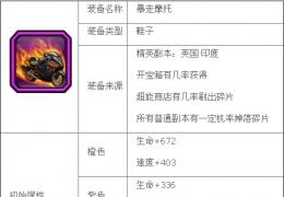《超级英雄》暴走摩托获取方法及属性介绍