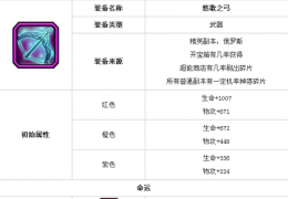 超级英雄悠歌之弓技能属性介绍