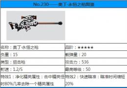 《崩坏学园2》奥丁·永恒之枪属性图鉴解析