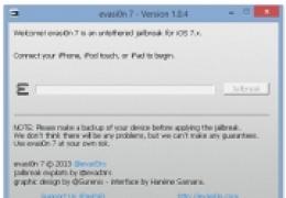 iOS 7越狱工具再次更新：Evasi0n7 V1.0.4
