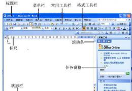 word2003操作界面介绍