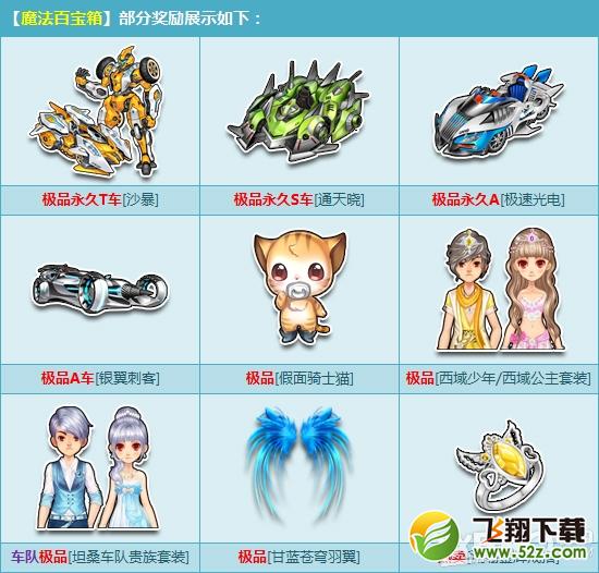 《QQ飞车》1314飞车节魔法百宝箱购买活动