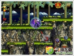 魂斗罗进化革命第1关通关攻略