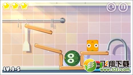 滚吧，水果第5关三星攻略
