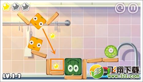 滚吧水果第7关三星攻略