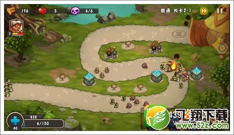 城堡突袭2第2-1关密集怪
