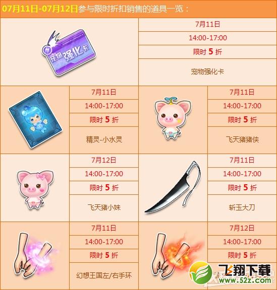 QQ飞车贺新版本发布全场五折活动