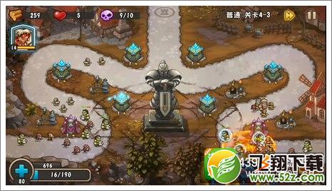 城堡突袭2第4-3关法师