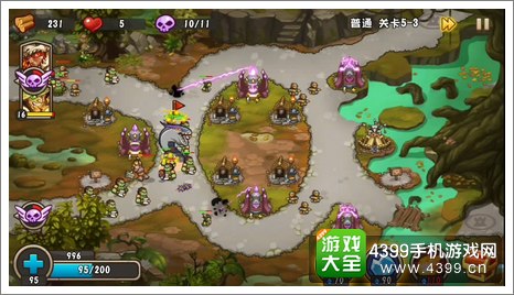 城堡突袭2第5-3关第10波