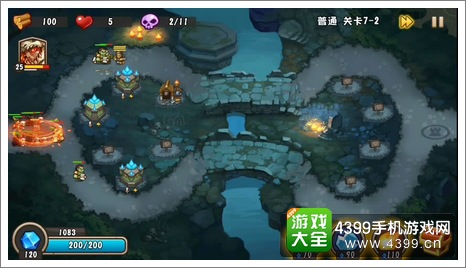 城堡突袭2第7-2关站位