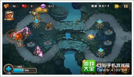 城堡突袭2第7-2关第5波