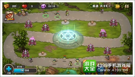 城堡突袭2第8-1关技能1