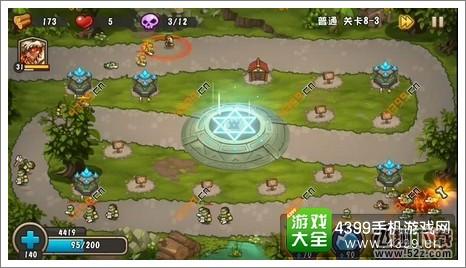 城堡突袭2第8-3关第3波