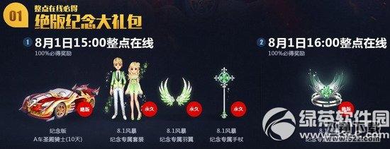 qq飞车8.1狂欢风暴活动网址 黄金帝企鹅绝版A车全民领2