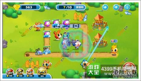 蹦蹦兔塔防第12关第7波