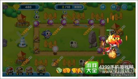 蹦蹦兔塔防第18关乱入