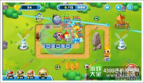 蹦蹦兔塔防第19关第6波暂停