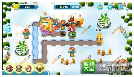 蹦蹦兔塔防第26关第6波