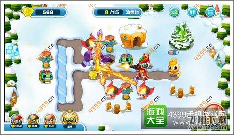蹦蹦兔塔防第26关第8波BOSS