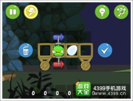 捣蛋猪夜间飞行器第2关通关攻略