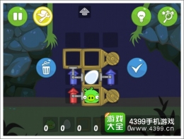 捣蛋猪夜间飞行器第7关通关攻略