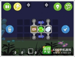 捣蛋猪夜间飞行器第12关通关攻略