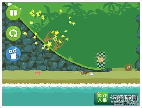 捣蛋猪脚踏实地第1关攻略
