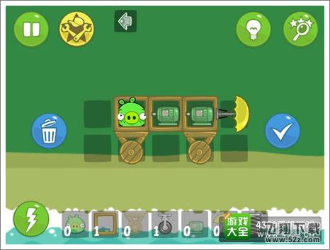 捣蛋猪脚踏实地第22关攻略
