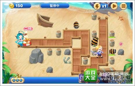 星星塔防第五关