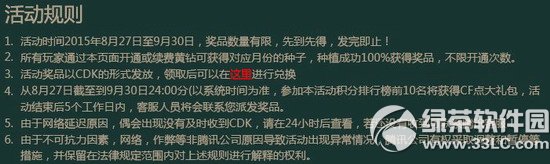 cf黄钻幸运树第3期活动网址 cf赠点计划开启4