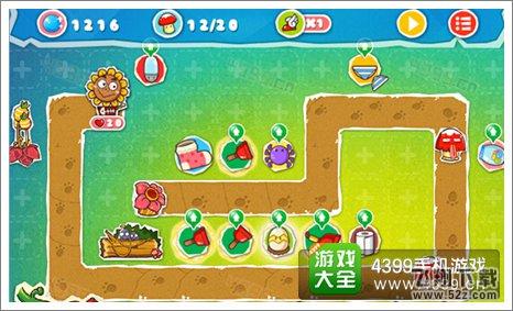 菊花保卫战神秘丛林关卡3-3