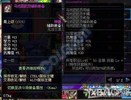 DNF马戏团新装备介绍 马戏团新装备获得方法