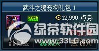 dnf武斗之魂宠物礼包多少钱 武斗之魂宠物礼包有什么1