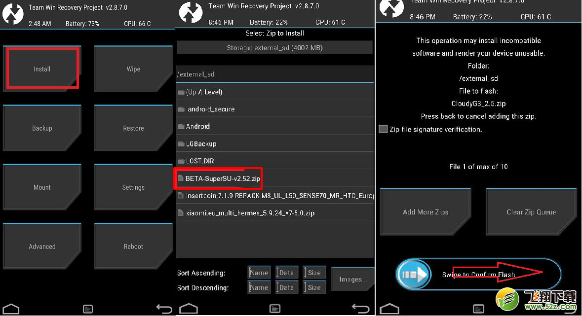 twrp recovery刷入root包