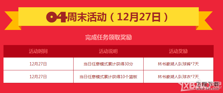 《NBA 2KOL》嗨翻12月活动
